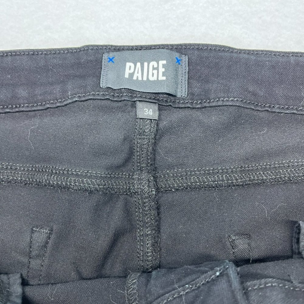 Paige Jeans Womens 34 Black Skinny HOXTON Ankle Stretch - Picture 3 of 11